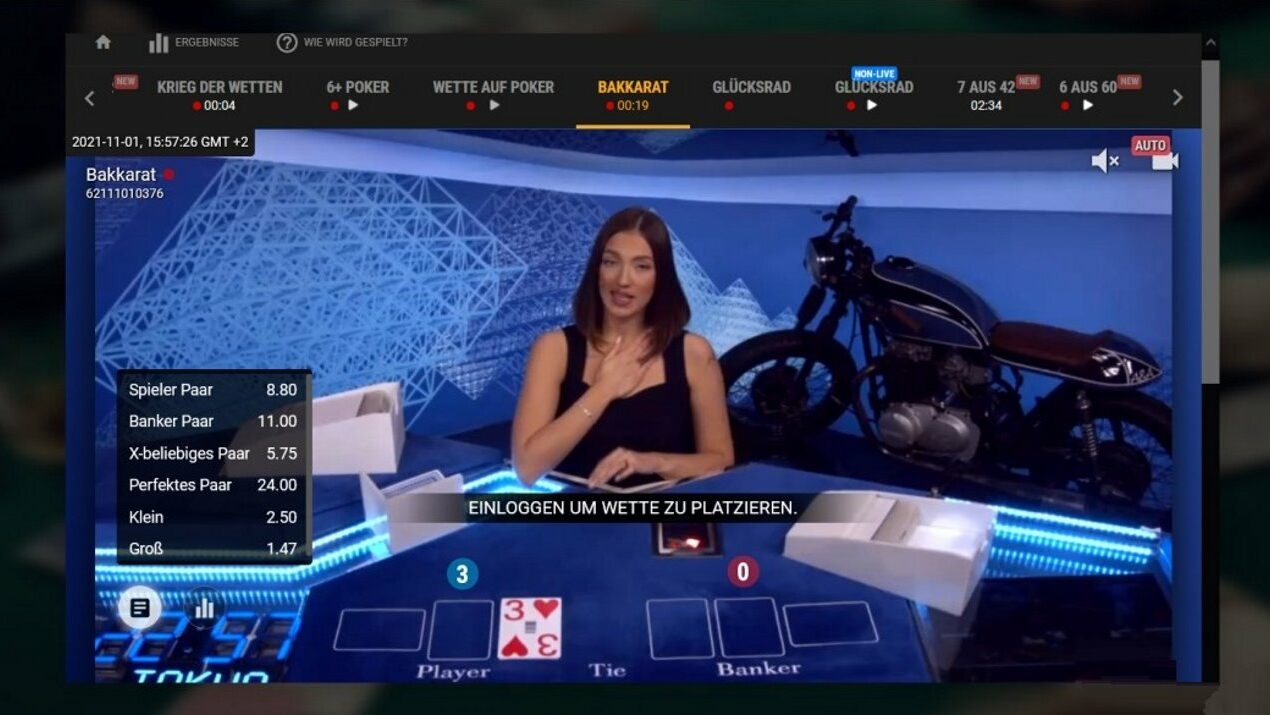 live casino test